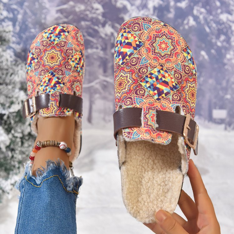 Eleganckie Ortopedyczne Buty z Unikalnym Wzorem