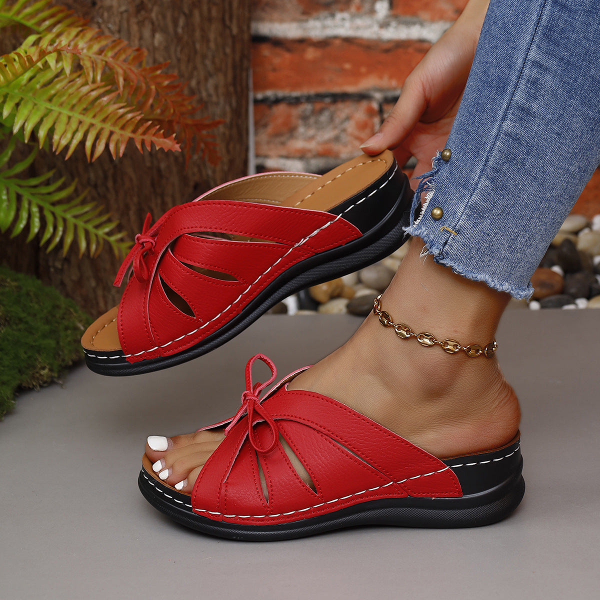 Eleganckie Ortopedyczne Buty z Unikalnym Wzorem