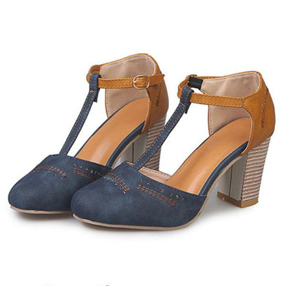 AS | T-strap Round Toe Chunk boty Sandály