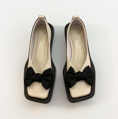 AS | Square Toe Shallow Mouth Slip-on dámské mokasíny