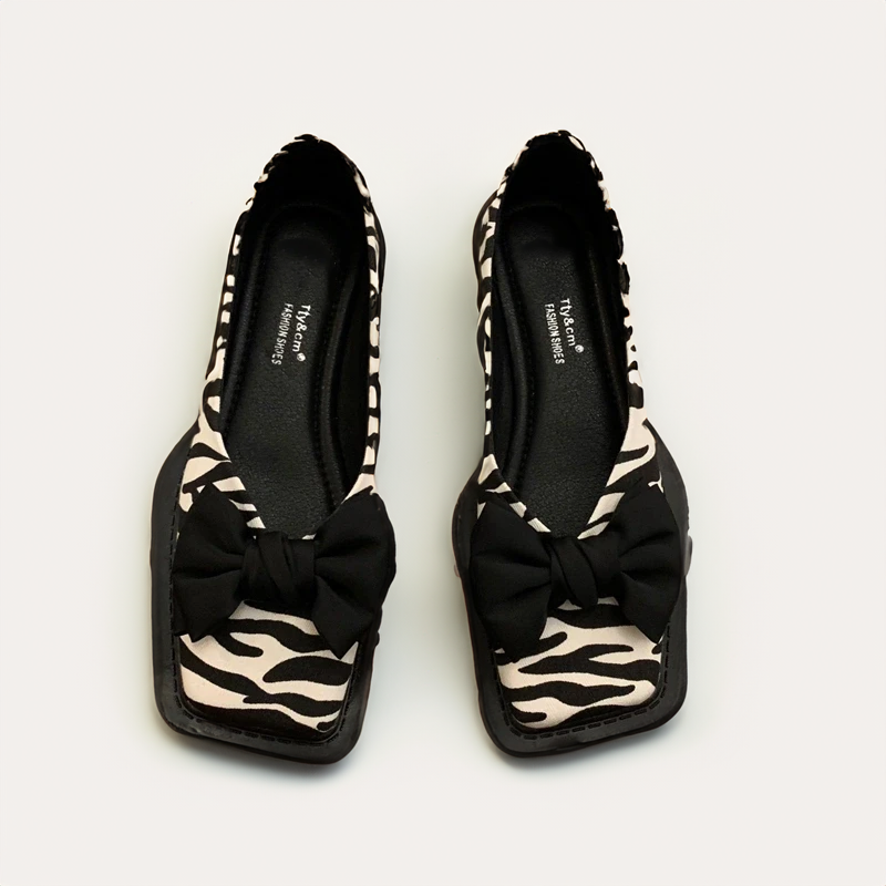 AS | Square Toe Shallow Mouth Slip-on dámské mokasíny