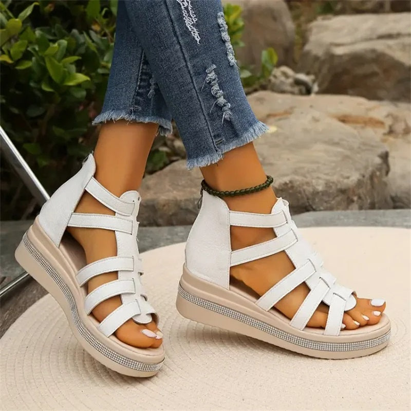 AS | sandály s kamínkovým lemem